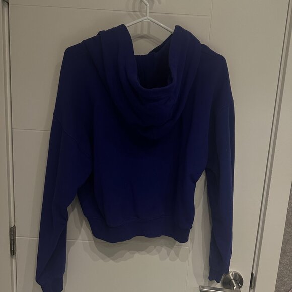 Aritzia Cozy Sweatfleece Cropped Zip Hoodie - Picture 3 of 4